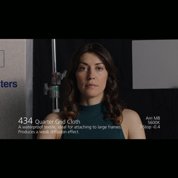 434 Quarter Grid Cloth Lady Diffusion Filter Light Comparison