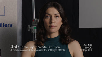 LEE 450 Three Eighths White Diffusion Lighting Gel