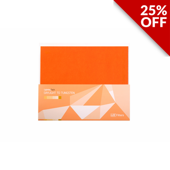 LEE Daylight to Tungsten Studio Lighting Gel Pack