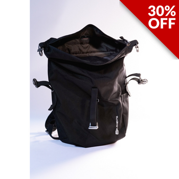 LEE Elements Black Rolltop Backpack by Craghoppers
