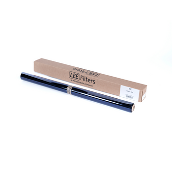 LEE Filters 132 Medium Blue Lighting Gel 2ft Compact Roll with Box
