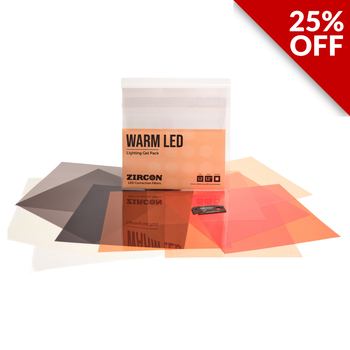 LEE Zircon for LED Warm LED Lighting Gel Pack